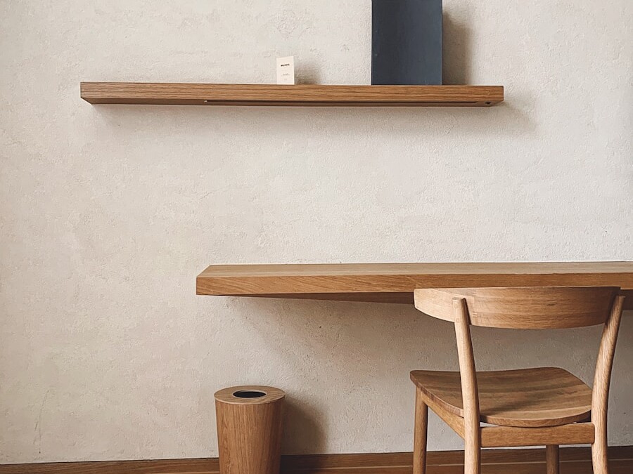 brown wooden table with chairs